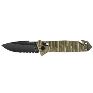 Tb outdoor zavírací nůž cac s200 french army pa6 tx kombinované ostří army green