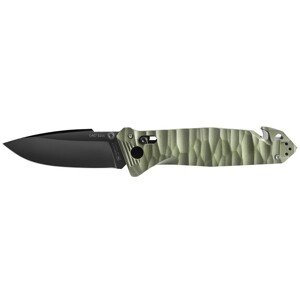 Tb outdoor zavírací nůž cac s200 french army g10 hladké ostří khaki