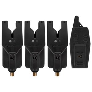 Korum sada signalizátorů kri 3 rod remote alarm & indicator set 3+1 + 3x bobbin
