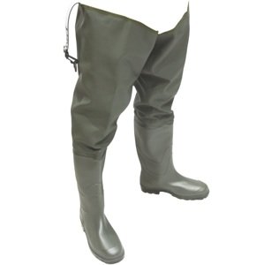 Mistrall brodící holínky pvc khaki - 46