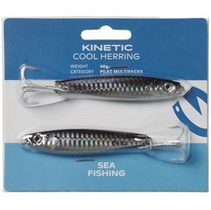Kinetic pilker cool herring black silver 2 ks - 25 g