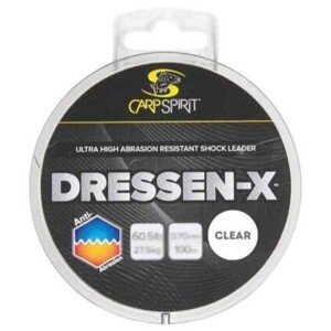 Carp spirit šokový vlasec dressen-x shockleader čírý 100 m - 0,60 mm 22 kg
