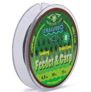 Cralusso návazcová šňůra feeder & carp braided hooklenght line 10 m - 10 lb