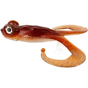 Gunki gumová nástraha bull frog brown sugar red flk - 13 cm