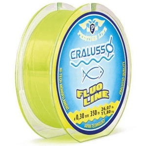 Cralusso vlasec fluo yellow prestige line 350 m - 0,22 mm
