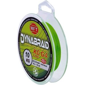 Wft splétaná šňůra round dynamix g4 chartreuse 150 m - 0,08 mm 7 kg