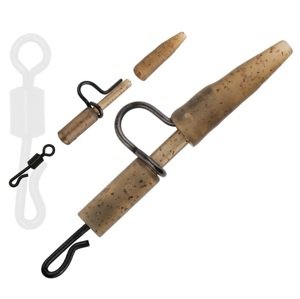 Zfish závěsky heavy duty clip & tail rubber + qc 6 ks