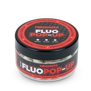 Mikbaits mini plovoucí boilie fluo 100 ml 10 mm - chilli česnek