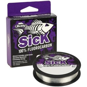 Berkley fluorocarbon sick fluorocarbon leader clear 50 m - 0,32 mm 8 kg