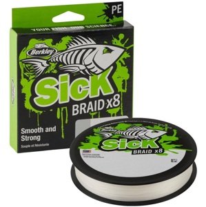 Berkley splétaná šňůra sick braid white 150 m - 0,39 mm 46,3 kg