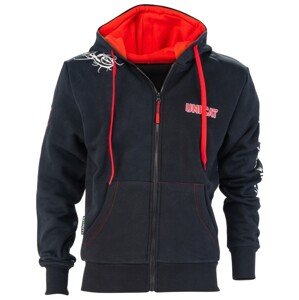 Uni cat mikina team zipper hoodie - xl