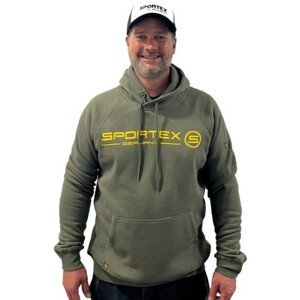 Sportex rybářská mikina s kapucí zelená - xxxxl