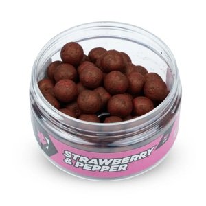 Feeder expert plovoucí boilie smokers pop-up 100 ml 10 mm - jahoda pepř