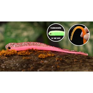 Redbass smáček big snake pink g uv color - 20 cm 24,5 g