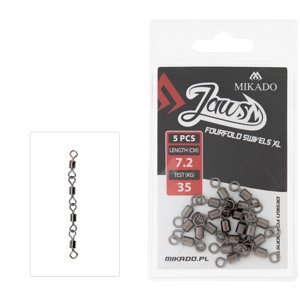 Mikado obratlík jaws fourfold swivels xl 5 ks 35 kg
