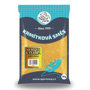 Sportcarp krmítková směs 3 kg - scopex vanilla