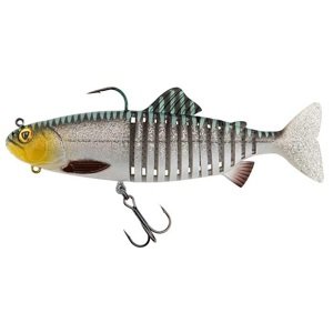 Fox rage gumová nástraha jointed replicant silver halo - 18 cm 80 g