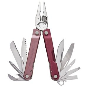Leatherman nůž multitool rebar heathered cranberry/stealth