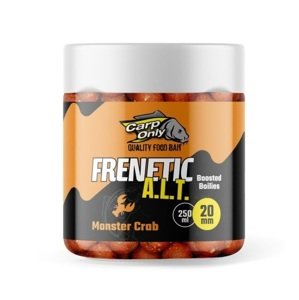 Carp only dipované boilies frenetic a.l.t. 20 mm 250 ml - monster crab