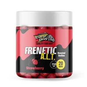 Carp only dipované boilies frenetic a.l.t. 20 mm 250 ml - jahoda