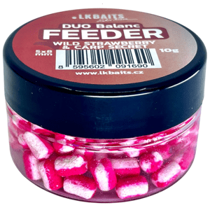 Lk baits duo balanc feeder 5x8 mm 10 g - wild strawberry a carp secret