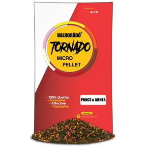 Haldorádó pelety tornado micro pellets 400 g 2 mm - punč mentol