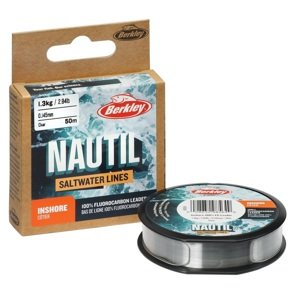 Berkley fluorocarbon nautil inshore fluorocarbon clear 50 m - 0,35 mm 7 kg