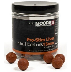 Cc moore tvrzené boilie pro-stim liver hard hookbaits - 12 mm 70 ks