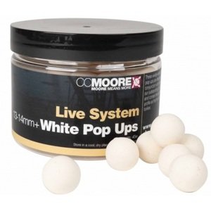 Cc moore plovoucí boilie live system bílé extra plovoucí - 12 mm 55 ks