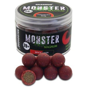 Haldorádó plovoucí boilie pop-up boilies monster magnum 80 g 20 mm - pikantní játra