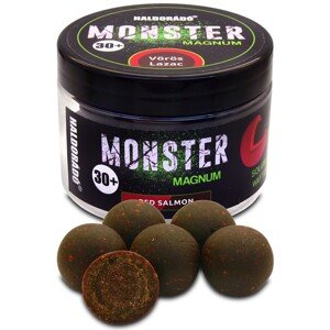 Haldorádó plovoucí boilie pop-up boilies monster magnum 180 g 30 mm - červený losos