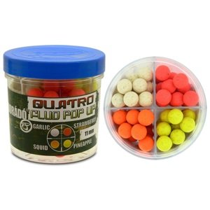 Haldorádó plovoucí boilie fluo pop-up boilies quatro mix 50 g - 11 mm
