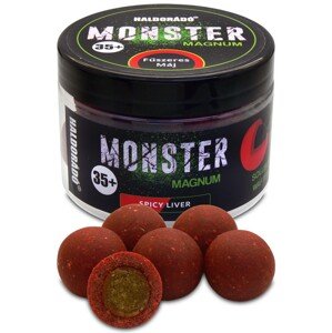 Haldorádó plovoucí boilie pop-up boilies monster magnum 180 g 35 mm - pikantní játra