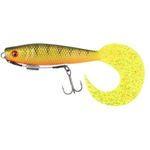 Fox rage gumová nástraha pro grub loaded uv natural perch - 16 cm