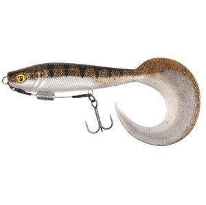 Fox rage gumová nástraha pro grub loaded uv glitter perch - 12 cm