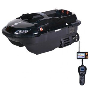 Boatman zavážecí lodička vulcan pro s gps a echolotem černá