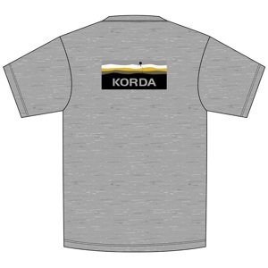 Korda tričko lakebed tee grey - xxxxl