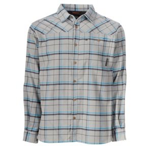 Grundéns košile steelhead flannel metal plaid - xl
