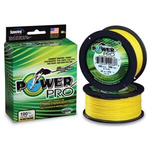 Power pro splétaná šňůra hi-vis yellow 135 m - průměr 0,15 mm nosnost 9 kg