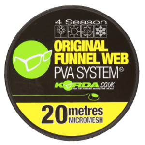 Korda pva náhradní punčocha funnel web micromesh refill 40 mm - 20 m